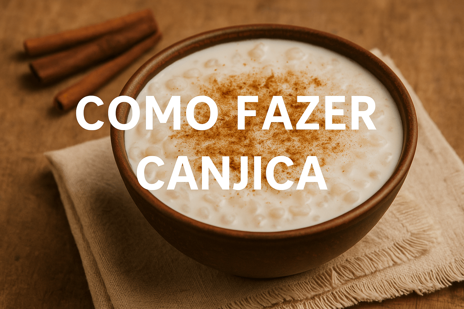 Como fazer canjica