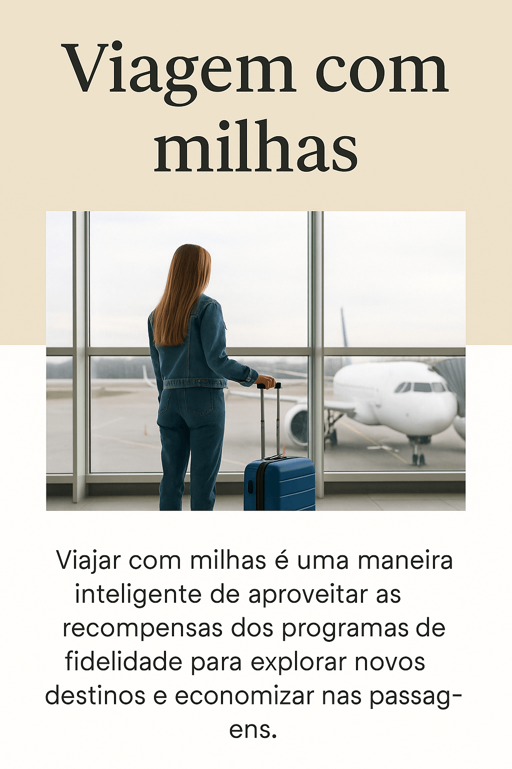 Viagem com milhas